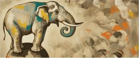 Fotótapéta Flizelin Dekoratív tapéta Absztrakt elefánt 250x104 Ragasztó