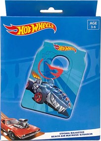 Hot Wheels Racing Wave felfújható matrac 67x43 cm
