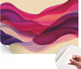 Dekoratív öntapadós fotótapéta Hálószobába Folyékony hullámok 152x104 cm