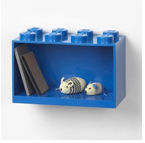 Brick 8 gyerek kék fali polc - LEGO®