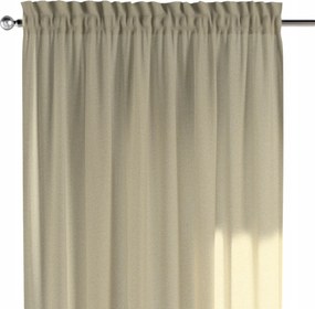 Csatornafüggöny frufruval 1 db 130x260cm világos bézs