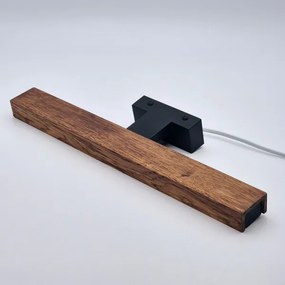 Brilagi-LED Fürdőszobai tükörmegvilágítás WOODY MIRROR LED/8W/230V IP44 tölgy/fekete