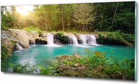 Fotó üveg kép Sziget szív alakú 125x50