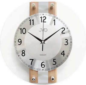 Csendes Üveg Fa Falióra NS21052/68