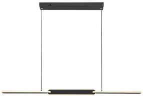 RÁBALUX 72231 SINDRI Modern Led Függesztett Lámpa Fekete IP20