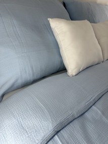 Muszlin ágynemű Baby Blue Ágynemű mérete: 140x200 cm, A csomag tartalma: Készletcsomagolás