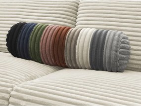 Bézs kordbársony kanapé mindennapos alvásra-kinyitható 240 cm Hugo – Bobochic Paris