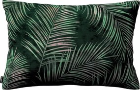 Dekoria Zöld párnahuzat velvet levélben 60x40