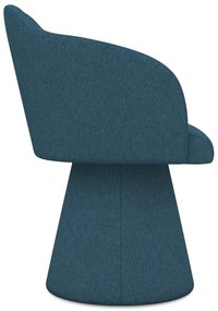 Kék kárpitozott étkezőfotel Kanoa – Makamii