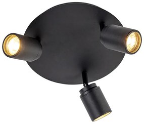 Okos fürdőszobai spotlámpa fekete IP44 3 WiFi GU10-zel - Ducha