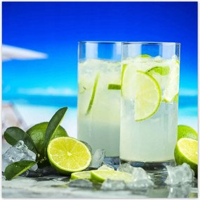 Poszterek 100x100 Felfrissülés a tengerparton