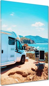 Vászonkép 80x120 Kirándulás lakóautóval Olaszország