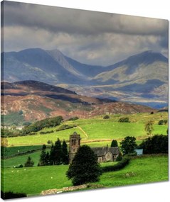 Vászonkép 50x50 Hegyi tájkép