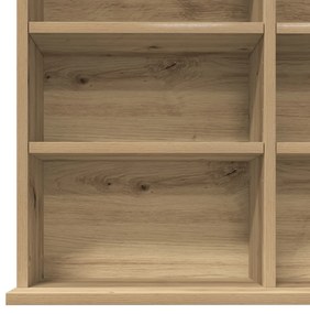 CD Szekrény Artisan Tölgyből - 101x23x177.5 cm Mérnöki Fából