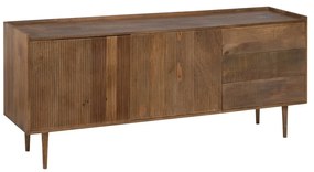 Natúr színű mangófa alacsony komód 174x75 cm Apricot – Ixia