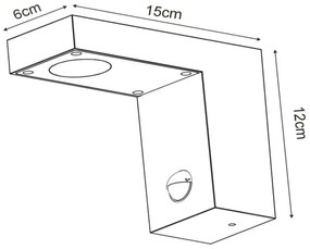 Lucide 28850/24/30 - LED Kültéri lámpa érzékelővel TEXAS LED/7W/230V IP54