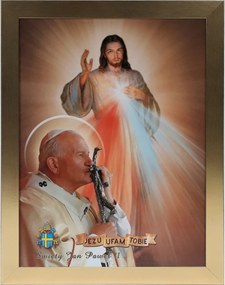 VĂĄszonkĂ©p 45x35 JĂ©zus BĂzom Benned Arany Keret