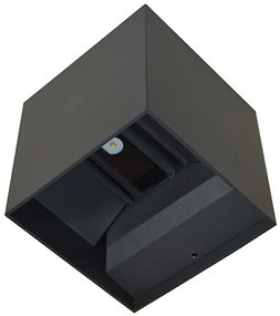 LED Kültéri fali lámpa KREON 2xLED/3W/230V IP54 3000K fekete