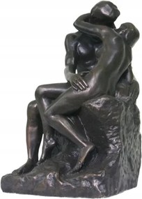 Parastone August Rodin Csók Figura 17cm barna