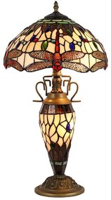 Prezent Prezent 1710 - Asztali lámpa TIFFANY 2xE27/60W + 1xE14/7W/230V 1710