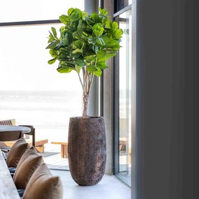Květináč Tarb, barva bílá s vysokým leskem, více velikostí - PotteryPots méret: XL - magasság 90 cm, ⌀ 50 cm