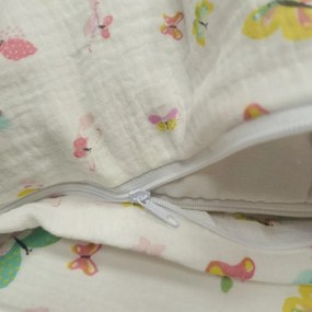 Muszlin ágyneműhuzat Butterfly Color 140x200cm+90x70cm TiaHome