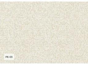 Krémszínű kinyitható tárolóhelyes moduláris sarokkanapé (bal oldali) Lulu – Miuform