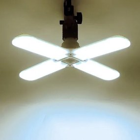 Erős Ventilátor formájú, kinyitható E27 LED lámpa / állítható vetítési szöggel 75 W