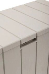 BRAVO Garden Műanyag tároló doboz 270 L  világosszürke
