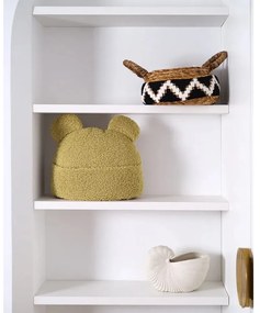 Zöld buklé párna gyerek kanapéhoz Teddy Pouch – Wigiwama