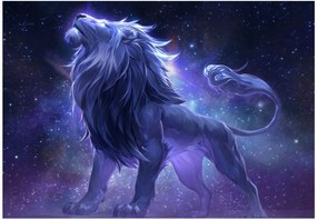 Fotótapéta Gyerekeknek Oroszlán Állatok Csillagok Kozmosz Gyerek Tapéta 400x280