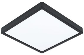 Fali lámpa Eglo Fueva 28,5x3 cm műanyag fekete 99271