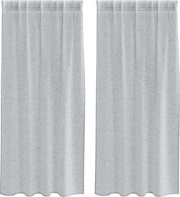 vidaXL Voile Függöny 2 pcs Sötétszürke 175 x 140 cm Poliészter