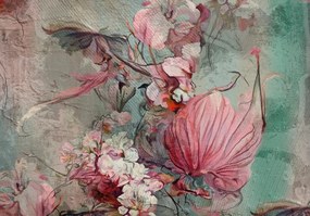 Fotótapéta színes Virágok virág Ragasztó Ajándék 368 x 254