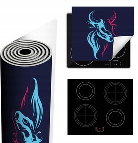 Tűzhelyvédő Szőnyeg Több Helyet Biztosít 60x52 Bika