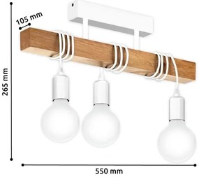 Eglo 33166 - Csillár TOWNSHEND 3xE27/60W/230V