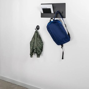 Fekete fali akasztó Tick – Spinder Design