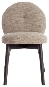 Bézs kárpitozott étkezőfotel szett 2 db-os Sinosa – Light &amp; Living