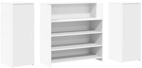 recepciós pult fehér 180x50x103,5 cm szerelt fa