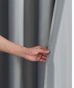 4Home Manila sötétítő függöny világosszürke, 150 x 250 cm