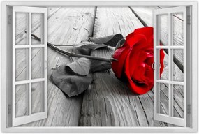 Poszterek 90x60 Rózsa a hídon