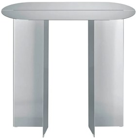 Matt ezüstszínű rozsdamentes acél konzolasztal 35x80 cm Oru – Blomus