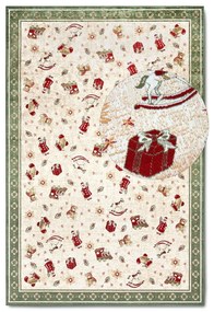 Zöld pamutkeverék szőnyeg karácsonyi mintával 160x230 cm Toy's Delight Green Christmas – Villeroy&amp;Boch