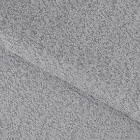 Szürke buklé kinyitható sarokkanapé (jobb oldali-U alakú) Feraria – ELTAP