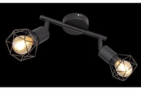 Globo - LED Spotlámpa XARA 2xE14/6W/230V fekete