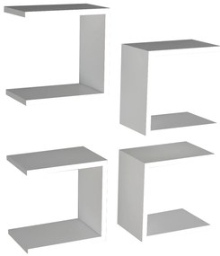 Fali polc Base - White