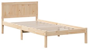 Tömör Fenyő Ágykeret Természetes Tömör Fa 80 x 200 cm Tartós