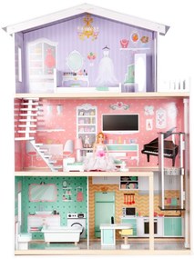 Nagy fa babaház mozgatható lifttel