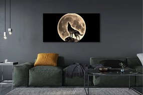 Canvas képek farkas hold 140x70 cm