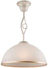 Brilagi - LED Csillár rúdon ANTICO 1xE27/60W/230V fehér patina